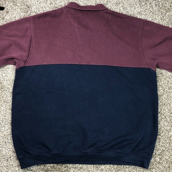 Classics by Palmland Classic Fit Colorblock Banded Long Sleeve Pullover Size XL - Picture 5 of 6